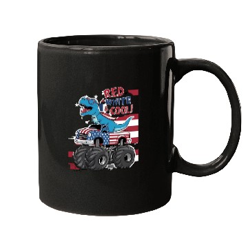 Discover red nand cool 4th July Mugs
