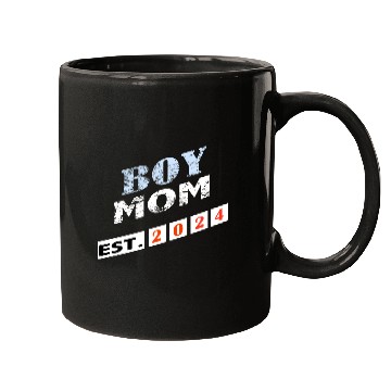 Discover Boy Mom - est. 2024 Mugs