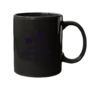 Discover Save The Planet Cargo Bicycle Cargobike Mugs