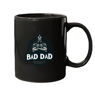 Discover Bad Dad Security Mugs