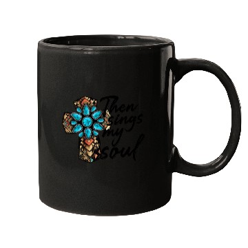 Discover Turquoise Cross Western Aztec Art Mugs