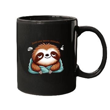 Discover Sloth Just One More Minute Mugs