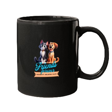 Discover dog and cat friends Mugs