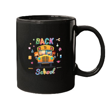 Discover Funny Back To School Welcome School Bus Driver 1st Mugs
