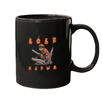 Discover Beaver Lumberjack Chainsaw Mugs