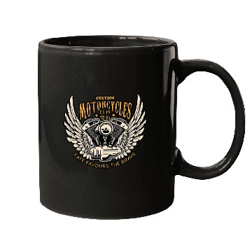 Discover Motorcyclists chopper clothing Premium Mugs