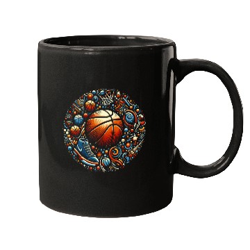 Discover Basketball Cosmic Blast Mugs