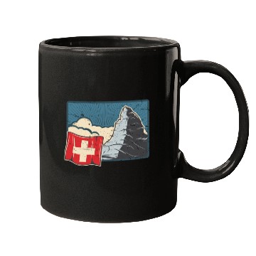 Discover Vacation Skiing, Hiking, Mountain Switzerland Mugs