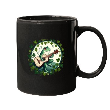 Discover Guitar Frog Mugs