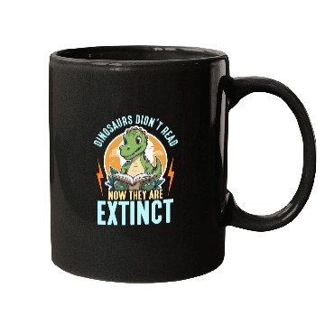 Discover Literature Teacher Dinosaurs Didn't Read Librarian Mugs