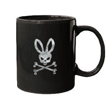 Discover Funny Easter Bunny Crossbones Mugs