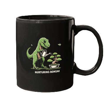 Discover T-Rex Dinosaur Gardener Bonsai Master Gardening Mugs