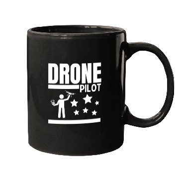 Discover Drone Pilot Quadcopter Proud Funny Drone Pilot Mugs