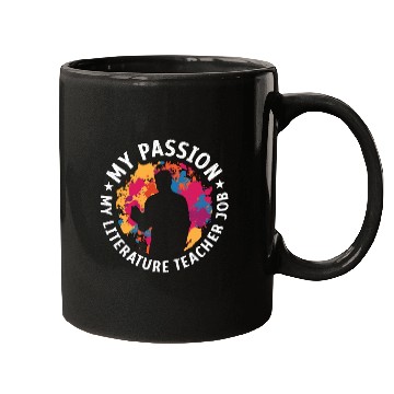 Discover Literature Teacher My Passion My Bookish Educator Mugs