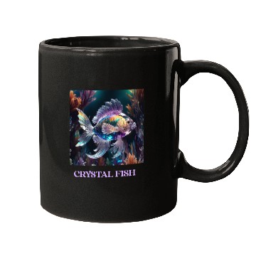 Discover Colorful Crystal Glass Fantasy Fish Mugs