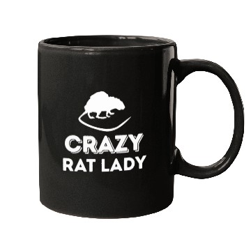 Discover Crazy Rat Lady Mugs - Funny Rodent Lovers Mouse