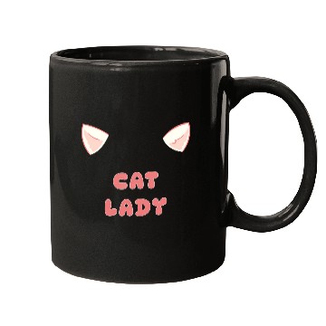 Discover Cute Cat Lady Mugs with Kitty Ears for Cat Lover