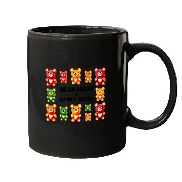 Discover Bear Hugs and Candy Kisses Gummy Bears Mugs