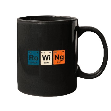 Discover Rowing Periodic Table Elements Mugs
