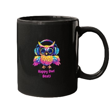 Discover Happy Owl Beats Mugs