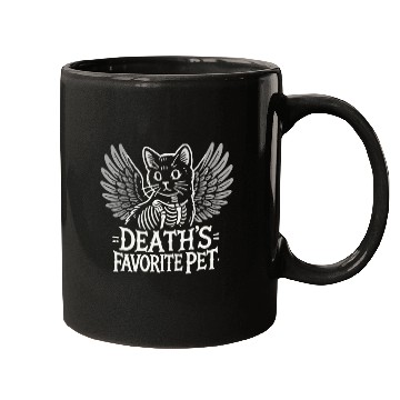 Discover Gothic Emo Cat Design For Cat Lovers And Mugs
