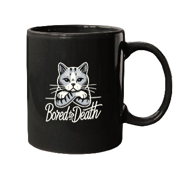 Discover Gothic Emo Cat Design For Cat Lovers And Mugs