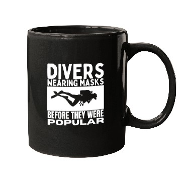 Discover Scuba Diving Mask Pun Funny Scuba Diver Mugs