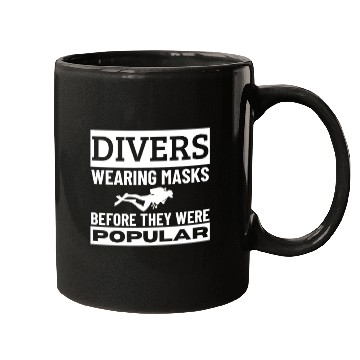 Discover Scuba Diving Mask Pun Funny Scuba Diver Mugs