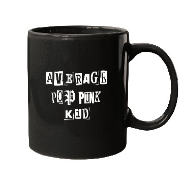 Discover Average Pop Punk Kid Mugs