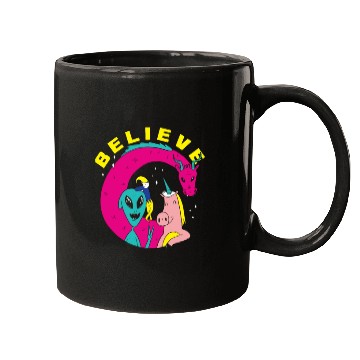 Discover Funny Alien Ufo Extraterrestrials Lover Gift Mugs