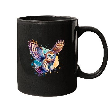 Discover Barking Owl in Flight Mugs