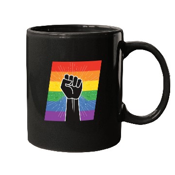 Discover LGBTQ Rights Fist Mugs