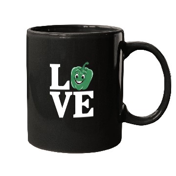 Discover Bell Pepper Love Green Mugs