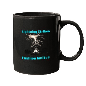 Discover Unleashed Force: Lightning Bolt Strikes Mugs