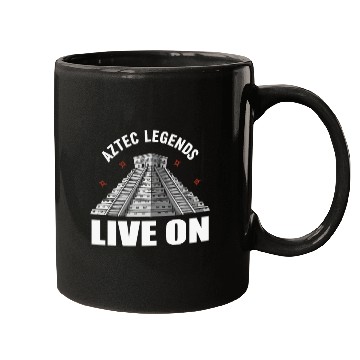 Discover Aztec Pyramid Mayan Indigenous Mexican Aztec Mugs