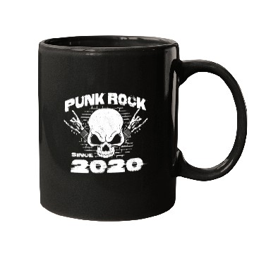 Discover Punk Rock Since 2020 - Skull Rock Hands 4th Mugs