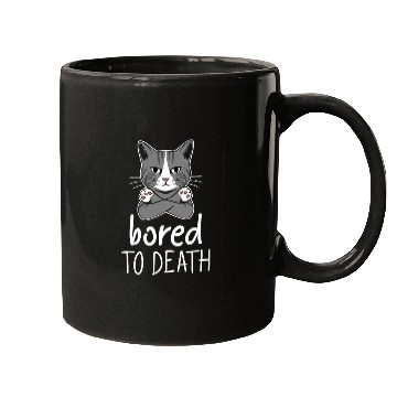 Discover Gothic Emo Cat Design For Cat Lovers And Mugs