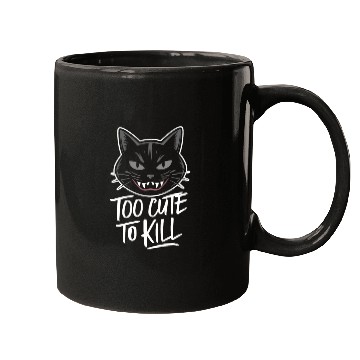 Discover Gothic Emo Cat Design For Cat Lovers And Mugs