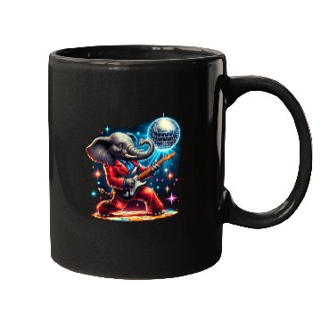 Discover Disco Ball Guitar Elephant Mugs