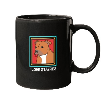 Discover Dog Lover Staffordshire Bull Terrier Mugs
