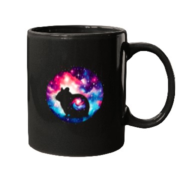 Discover Cool Hamster Galaxy Space Art Mugs
