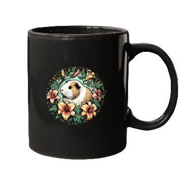 Discover Guinea pig illustration Premium Mugs