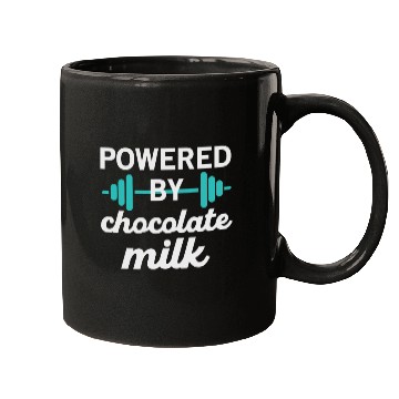 Discover Powered by Chocolate Milk - Weight Lifting Mugs