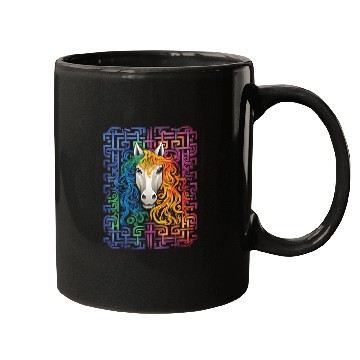 Discover Mandala Animal Colorful Artwork Mugs