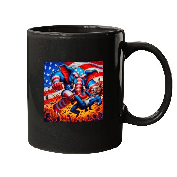 Discover Beat Down the Democrats - Trump Mugs