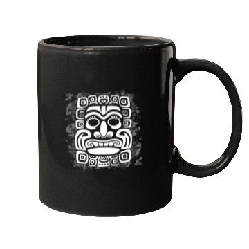 Discover Maya God Mayan Mythology Kauil Mask Mugs