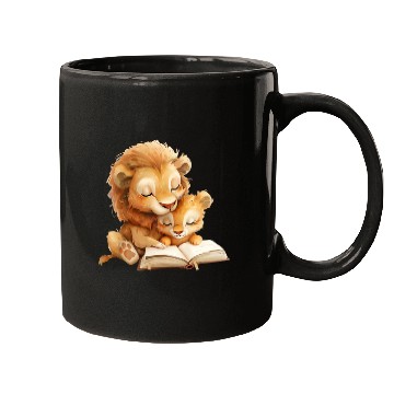 Discover Lion family. Mugs