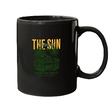 Discover Chasing the Sun Riding the Waves Outdoor Wear Mugs