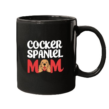 Discover Cute Dog Lover Brown Cocker Spaniel Mom Mugs