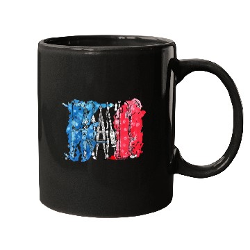 Discover France icons Mugs